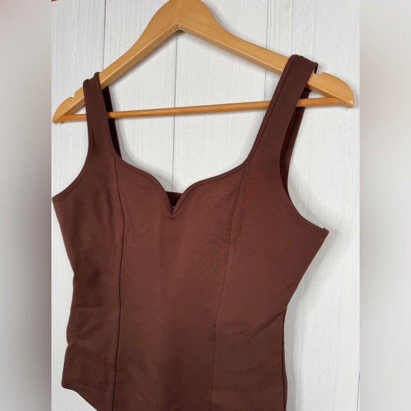 Abercrombie & Fitch Ponte Corset Sweetheart Bodysuit - Picture 4 of 9